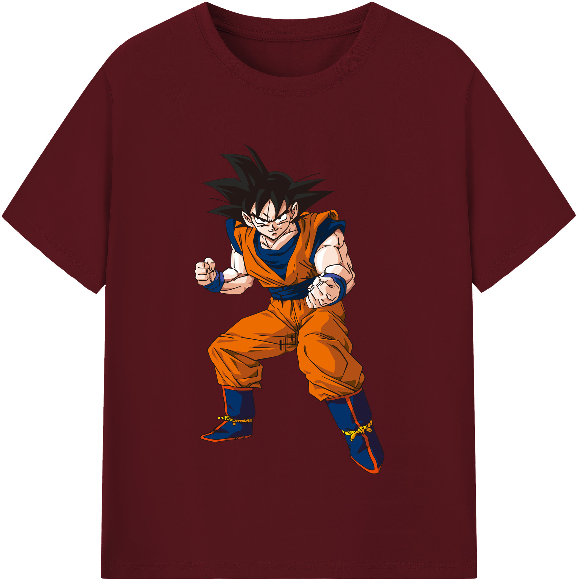（画像用） ドラゴンボール 孫悟空（そん ごくう）Son Goku カカロット DRAGON BALL Kakarotto 綿100％半袖Tシャツ（フロントプリント）